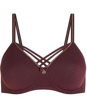 Marlies Dekkers Dame De Paris Padded Criss-Cross Bra - Purple