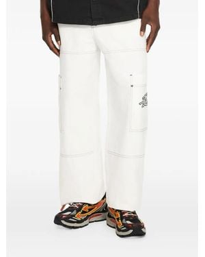 Off-White c/o Virgil Abloh Script Cotton Cargo Trousers - White
