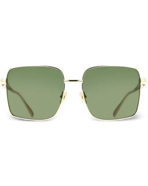 Ferragamo Eyewear Square-Frame Sunglasses - Green