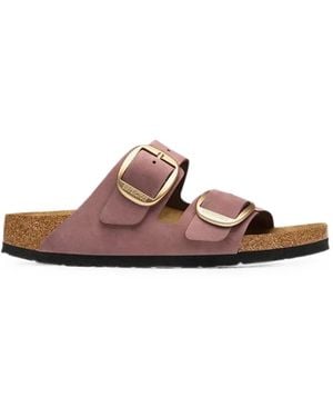 Birkenstock Arizona Buckle-Fastening Sandals - Brown