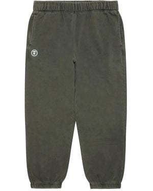 Aape By A Bathing Ape Pantaloni Sportivi Con Applicazione - Verde