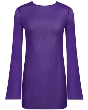Maison Close Fever Mini Dress - Purple