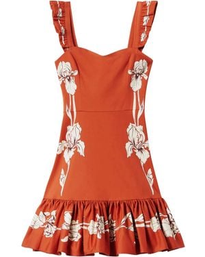 La DoubleJ Gingerbread Mini Dress - Red