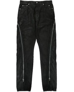 Rick Owens Hollywood Boan Banana Zip-Detail Jeans - Black
