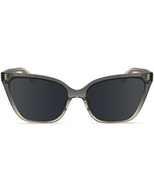 Calvin Klein Gafas de sol con montura rectangular - Gris