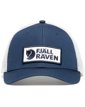 Fjallraven Långtradarkeps Logo-Patch Cap - Blue