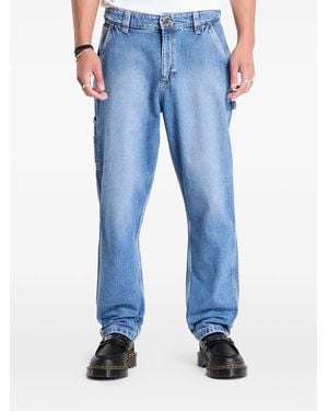 Lee Jeans Faded-Wash Hammer-Loop Jeans - Blue