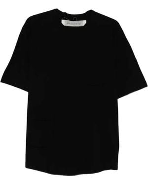 Individual Sentiments T-Shirt À Poche Poitrine - Black