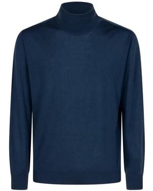 Canali Coltrui Met Lange Mouwen - Blauw