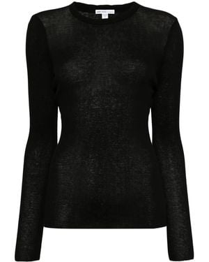 James Perse Long-Sleeve Ribbed Jumper - Black
