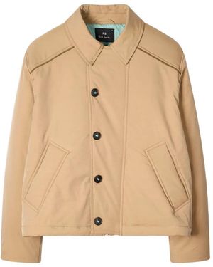 Paul Smith Plumífero Con Botones - Neutro