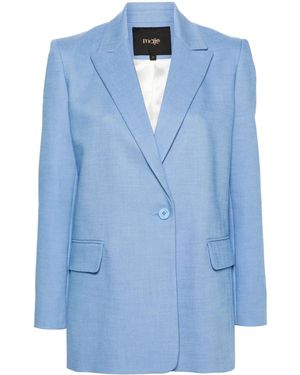 Maje Blazer Monopetto - Blu