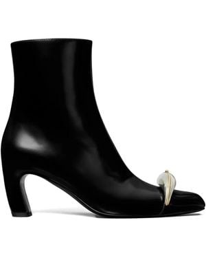 Tory Burch 65Mm Pierced Xl Ankle Boots - Black