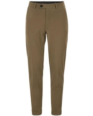 Rrd Cuffed-Hem Trousers - Natural