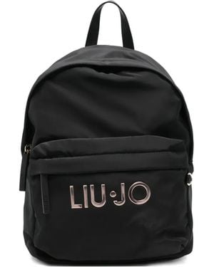 Liu Jo Logo-plaque Backpack - Black