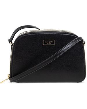 Kate Spade Leather Crossbody Bag - Black