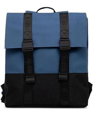Rains Flap-Top Backpack - Blue