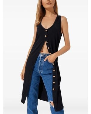 Free People Abito Corto Smanicato - Blu