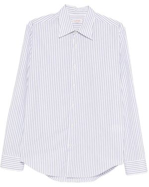 Fursac Striped-Pattern Long-Sleeve Shirt - White