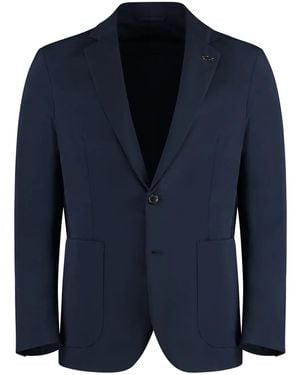 Paul & Shark Single-Breasted Blazer - Blue