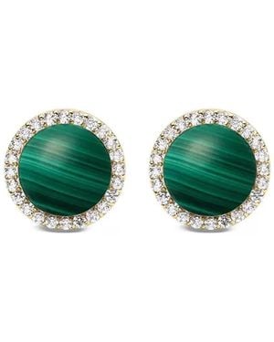 Daniel Wellington Audrey Malachite Embellished Earrings - Green