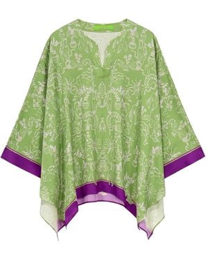 Shanghai Tang Graphic-Print Tunic - Green