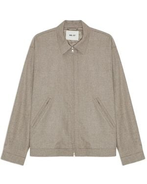 NN07 Petrus Zip Collar Jacket - Natural