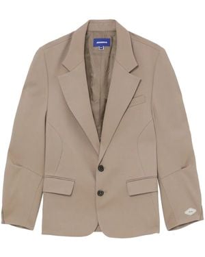 Adererror Long-Sleeved Wool Blazer - Brown