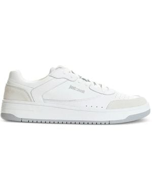 Just Cavalli Perforated Trainers - White