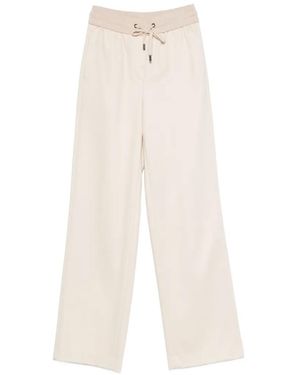 Peserico Hose Mit Kordelzug - Weiß