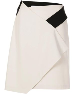 Gloria Coelho Strap-Detailed Wrap Skirt - Pink