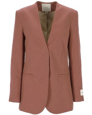 Calvin Klein V-Neck Jacket - Brown