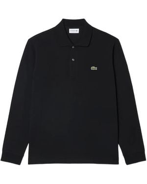 Lacoste Classic Fit L.12.12 Light Long Sleeved Polo Shirt - Black