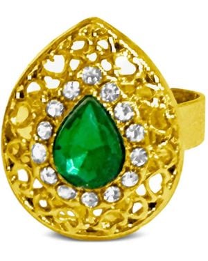 Hzmer Jewelry Roop Rang Filigree Ring - Metallic
