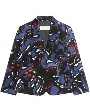 Dries Van Noten Blazer Crop - Blu