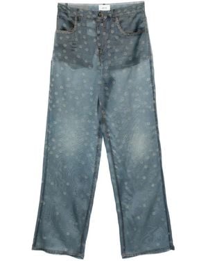 Haikure Jean Bonnie À Motifs - Bleu