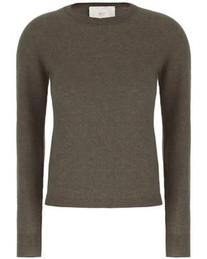 Vanisé Crew-Neck Long-Sleeve Jumper - Brown