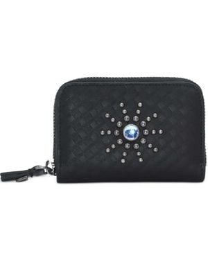 HTC Studded Leather Wallet - Black
