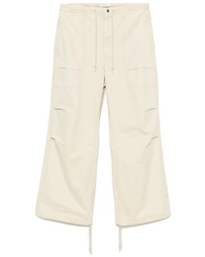 Entire studios Cotton Wide-Leg Trousers - Natural