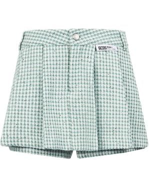 Gcds Shorts A Quadri - Blu