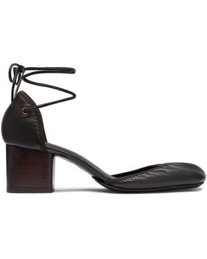 Lemaire 55Mm Micro Ballerina Court Shoes - Black