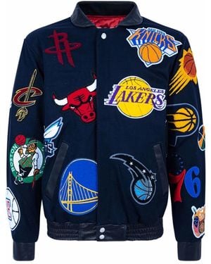Jeff Hamilton Chaqueta Collage De Adidas X Nba - Azul