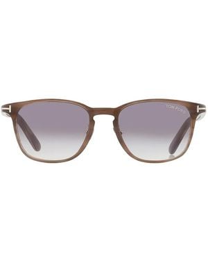 Tom Ford Square-Frame Sunglasses - Grey