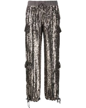 P.A.R.O.S.H. Straight Trousers - Schwarz