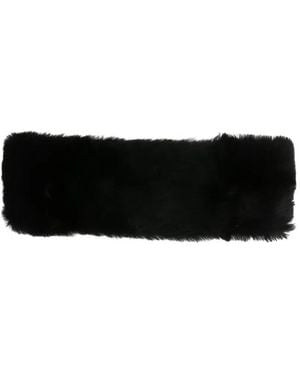 TOTEME Haarreif Aus Shearling - Schwarz
