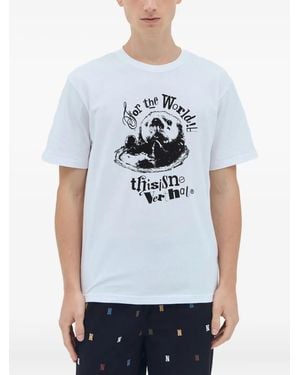 thisisneverthat Otter-Print T-Shirt - White