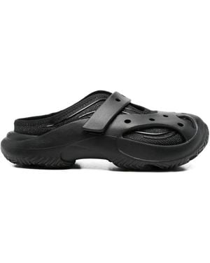Crocs™ Gekooide Klompen Met Geperforeerd Bandje - Zwart