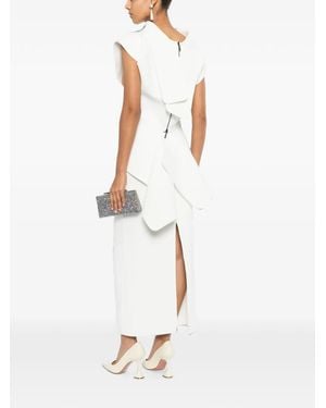 Maticevski Paneled Zip-Up Blouse - White