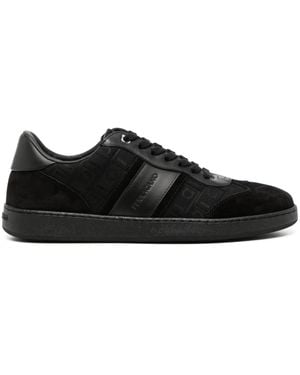 Ferragamo ブラック Signature ローカットスニーカー