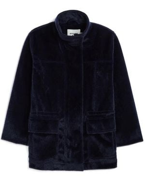 Apparis Edie Faux-Fur Parka - Blue